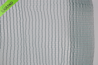 31gsm HDPE أخضر / أسود شبكة ضد البَرَد