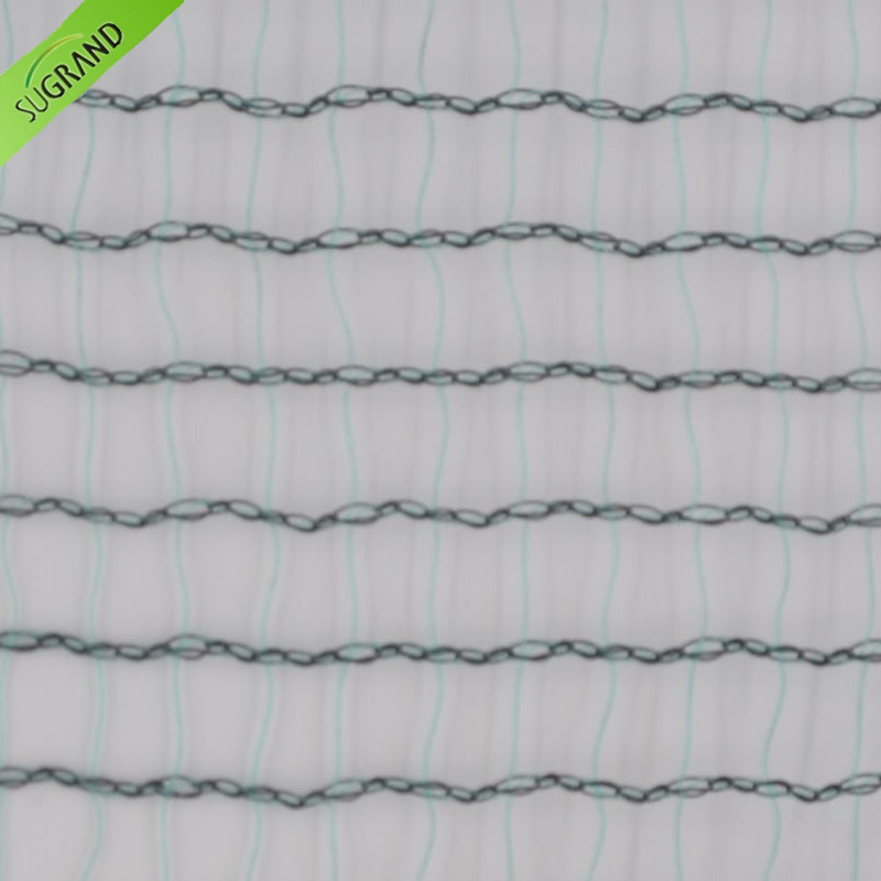 31gsm HDPE أخضر / أسود شبكة ضد البَرَد