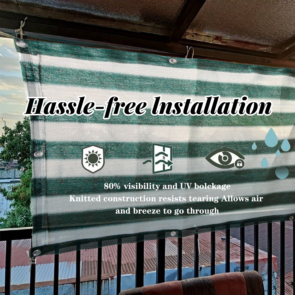 HDPE حديقة الزجاج الأمامي شاشة خصوصية الشاشة 