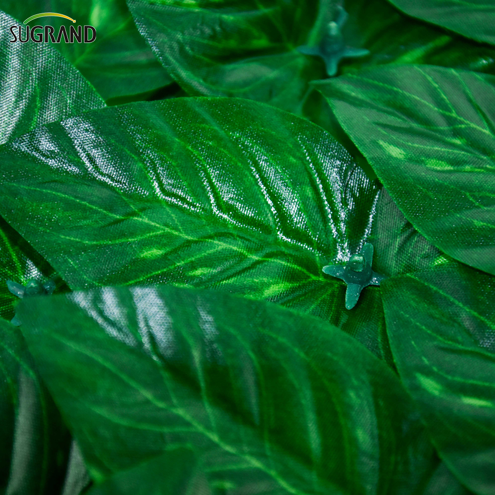 ألواح العشب الصناعية البلاستيك لسياج خصوصية حديقة في الهواء الطلق 