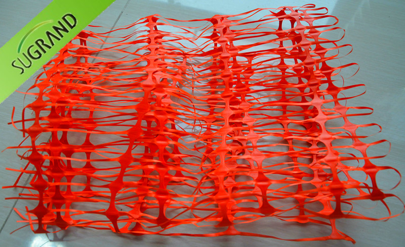 60GSM سياج السلامة البرتقالي