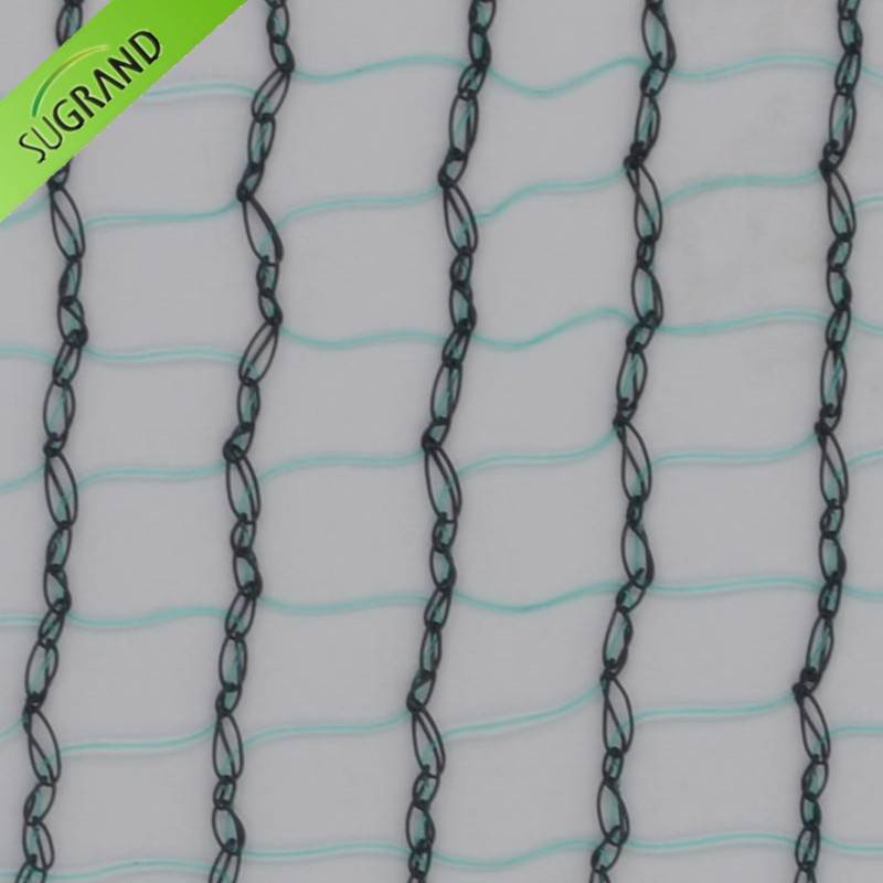 شبكة حصاد الزيتون الأخضر والأسود الجديدة 100٪ HDPE 31G / M2