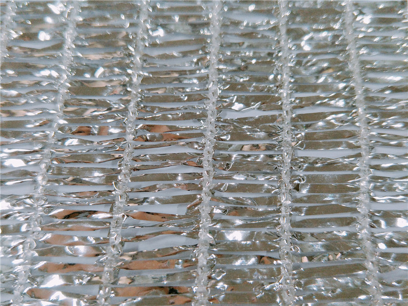 أبيض وأسود الشمس العاكسة لشبكة رقائق الألومنيوم