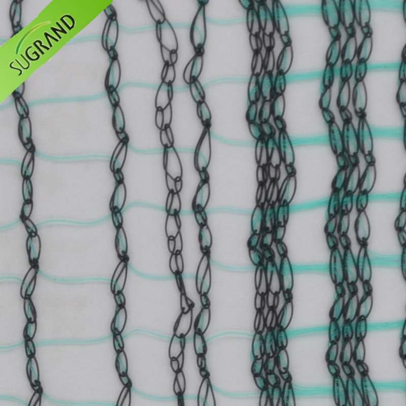 شبكة حصاد الزيتون الأخضر والأسود الجديدة 100٪ HDPE 31G / M2