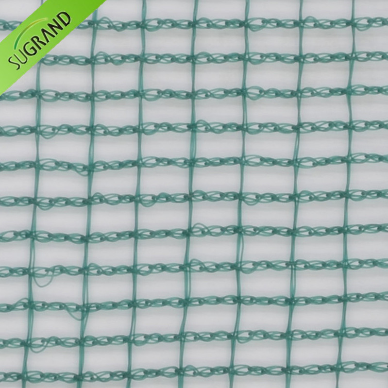 شبكة زيتون مربعة خضراء داكنة 95GSM / شبكة صيد