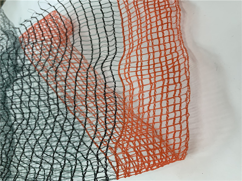 شبكة زيتون فرنسية سوداء وخضراء 55GSM بحافة حمراء معززة