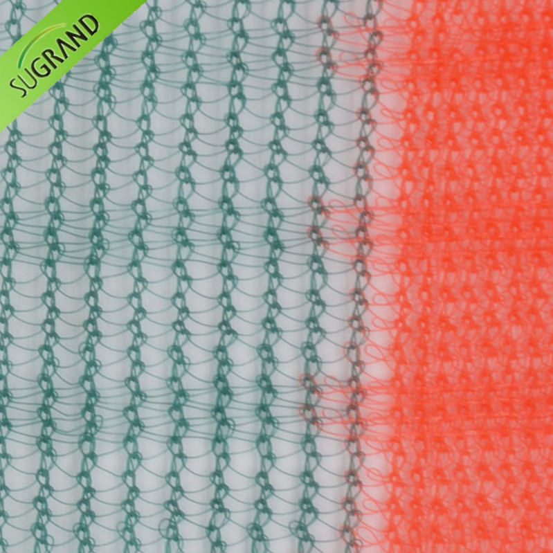 80GSM مثلث صافي الزيتون الأخضر الداكن / شبكة الحصاد