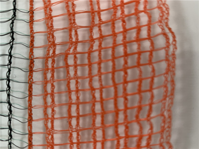 شبكة زيتون فرنسية سوداء وخضراء 55GSM بحافة حمراء معززة