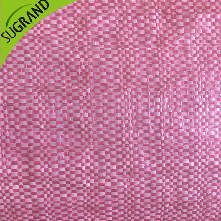 90GSM حصيرة العشب الأبيض/الأحمر للنباتات