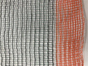 شبكة زيتون فرنسية سوداء وخضراء 55GSM بحافة حمراء معززة