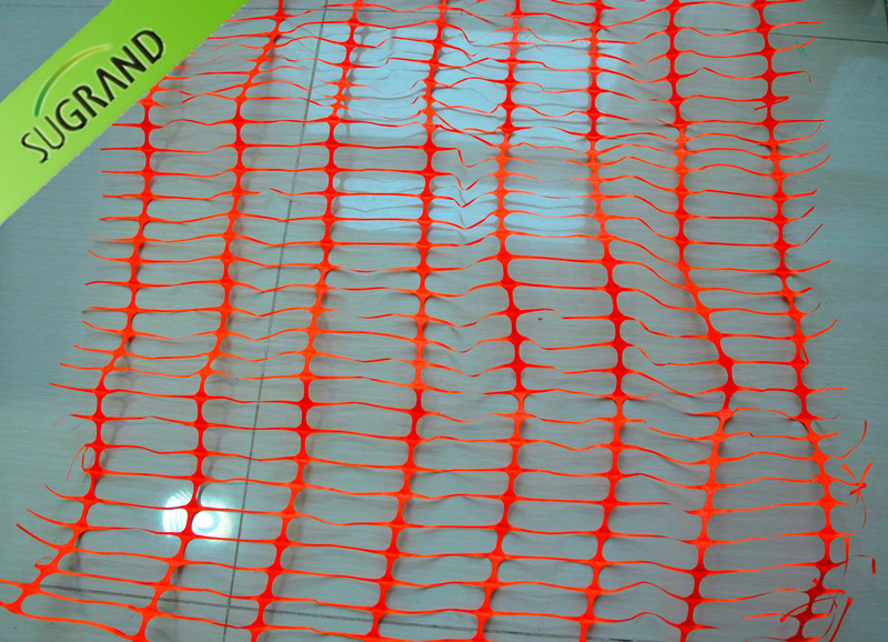 60GSM سياج السلامة البرتقالي