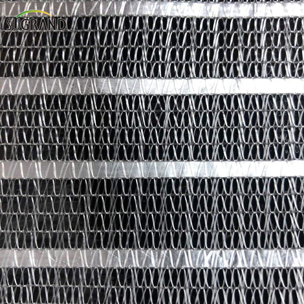 50 ٪ شبكة ألومنيوم الفضة من الألومنيوم لحماية حديقة الشرفة 