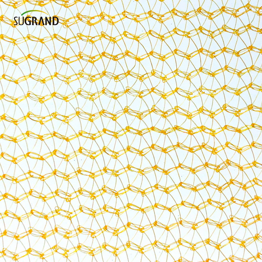 مواد البناء 55GSM شبكة السقالات الخضراء