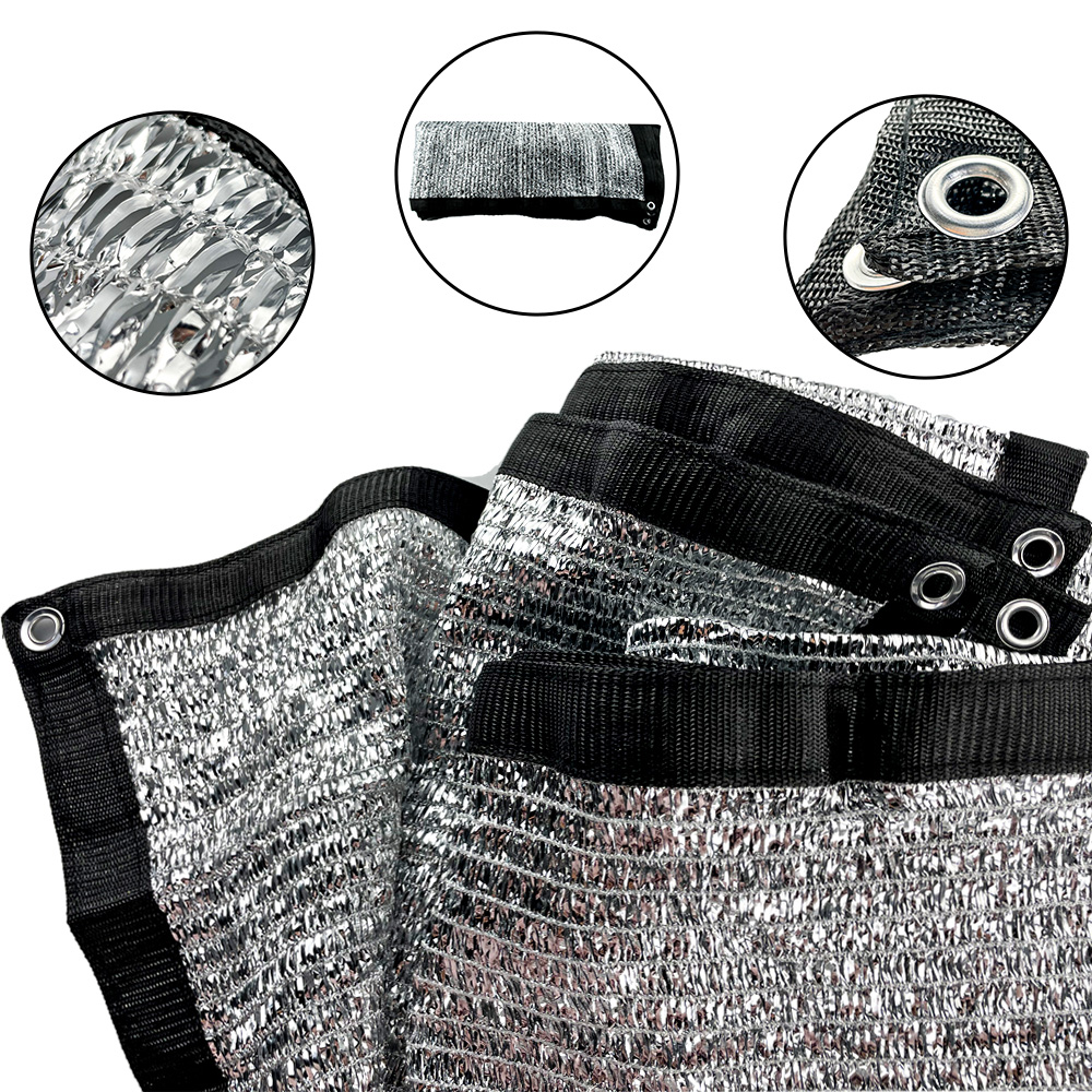 الأشعة فوق البنفسجية القماش الفضي الألومنيوم رقائق الشبك