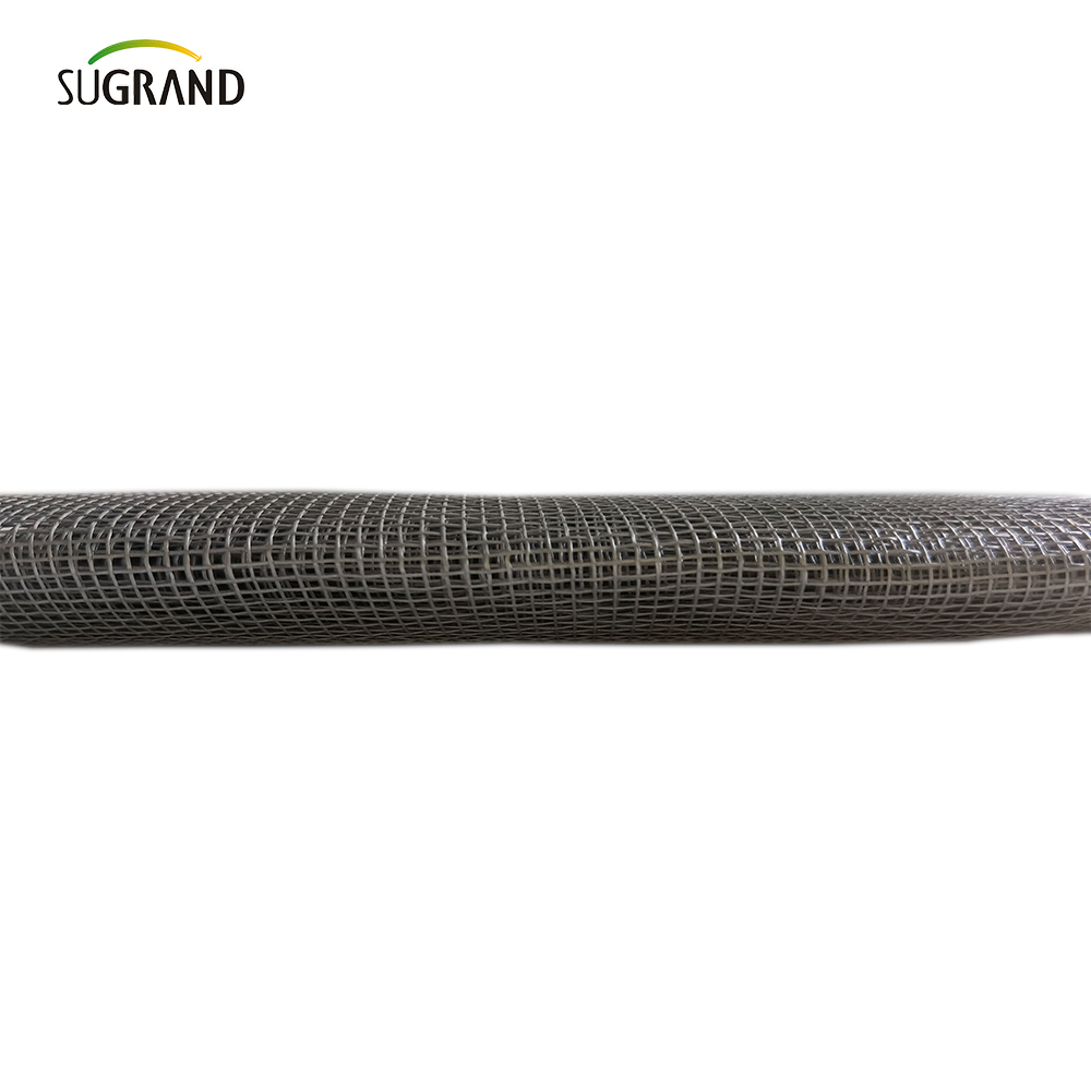 PVC مغلفة باللون الألياف الزجاجية الرمادية.