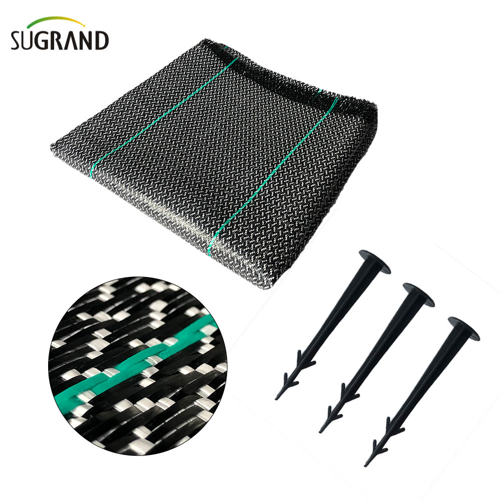 70 جرام 80 جرام 90 جرام 100 جرام غطاء بلاستيكي أسود من مادة جديدة للأرض