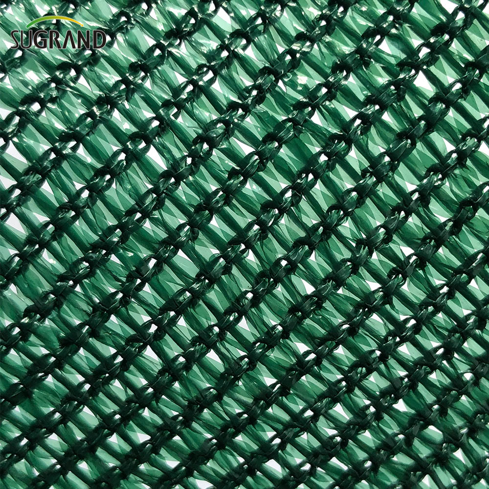 Sun Shade Net Factory Outlet HDPE مع شبكة الظل الخضراء المقاومة للأشعة فوق البنفسجية