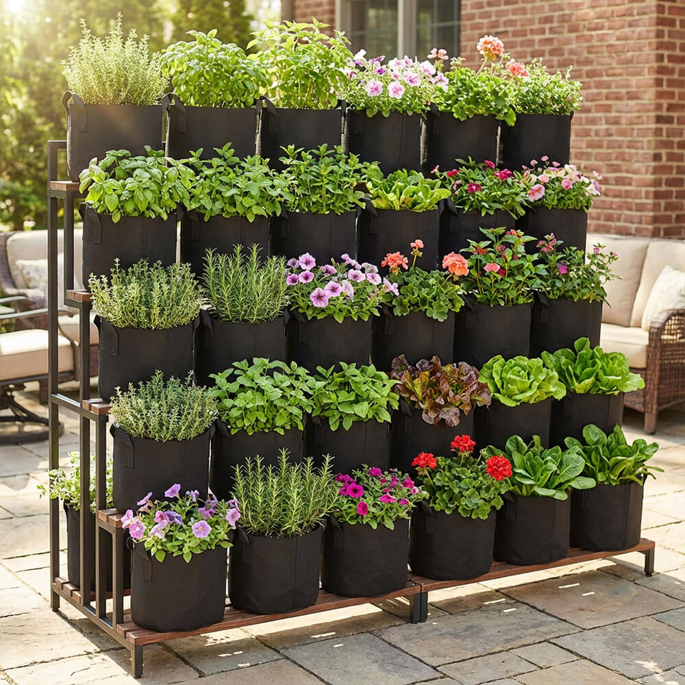 الجملة أكياس النسيج غير المنسوجة جالون تنمو