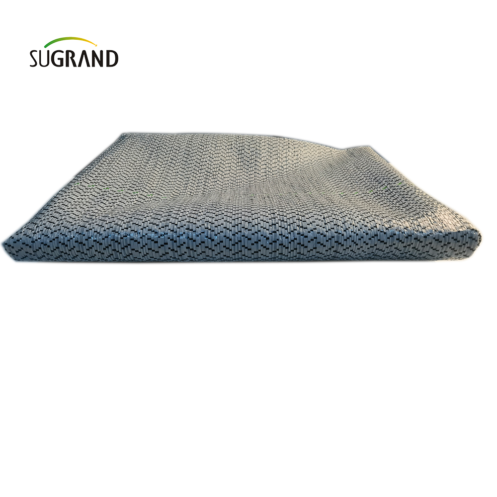 PP+UV 100G ، 130G 1M/1.8M/5.2M*100M مورد غطاء أسود أبيض أسود