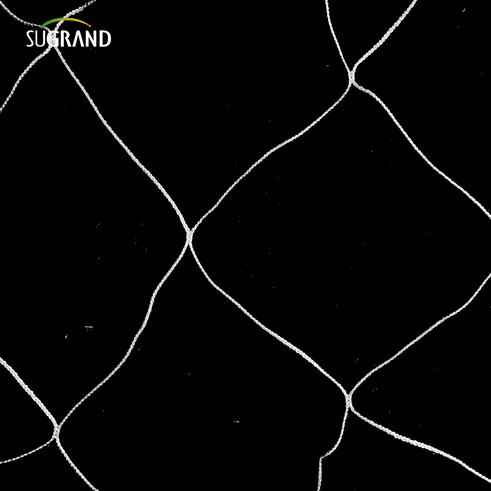 تريليس دعم نبات النايلون البيضاء Trellis Netting 5 × 15 قدم حديقة 6 '