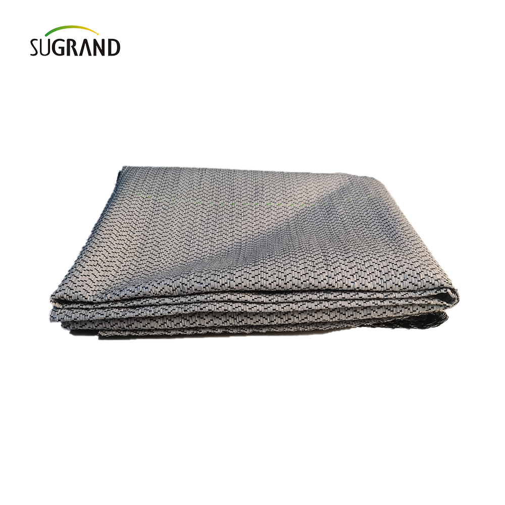 PP+UV 100G ، 130G 1M/1.8M/5.2M*100M مورد غطاء أسود أبيض أسود