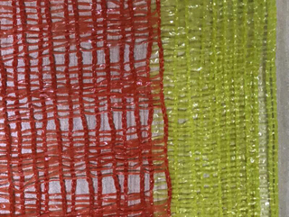 60GSM شبكة تحذير صفراء وبرتقالية