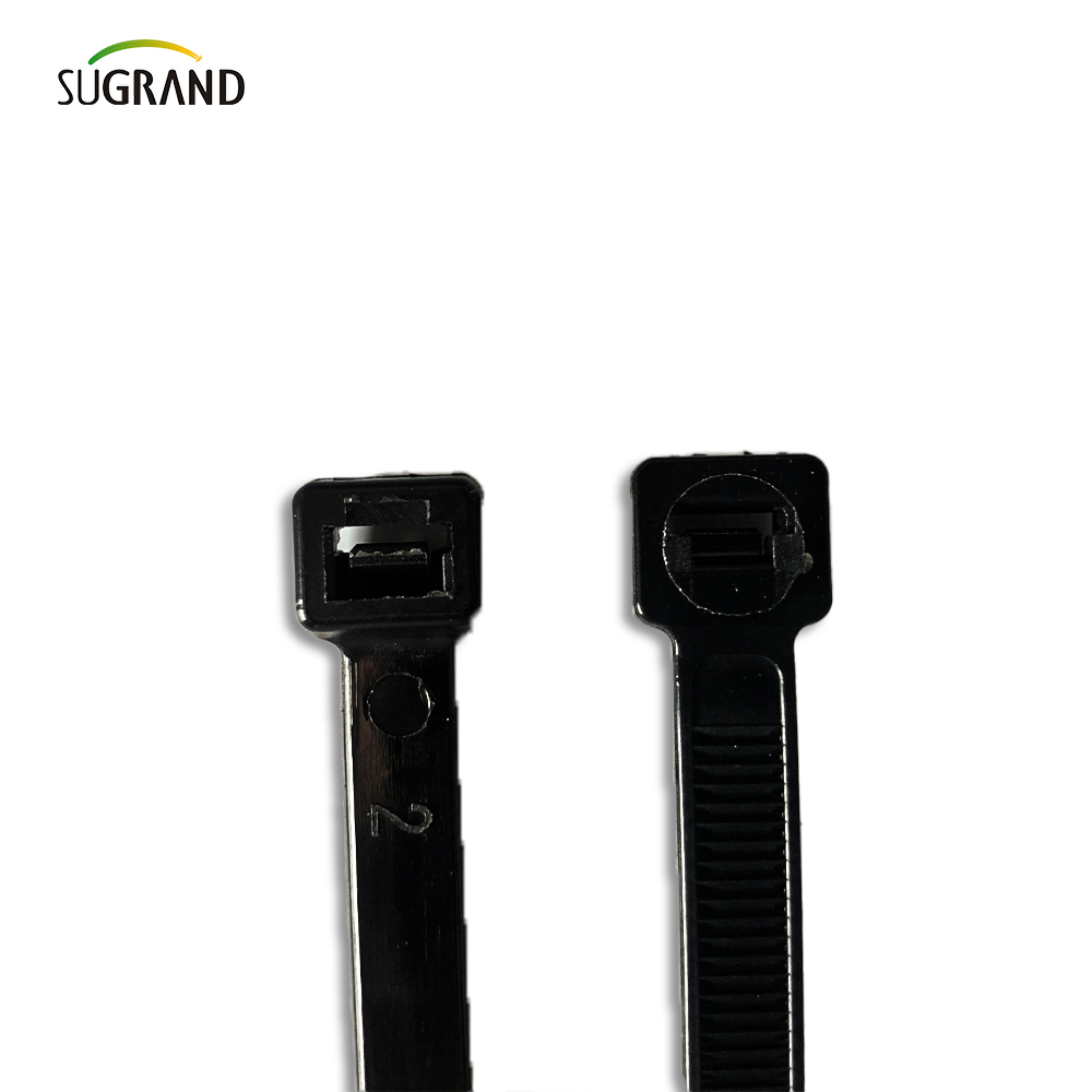 أبيض اللون أبيض نايلون كابل يربط روابط سحاب بلاستيكية