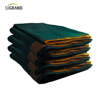 Orchard Fruit Tree Mono Triangle 90GSM شبكة زيتون أخضر وبرتقالي 