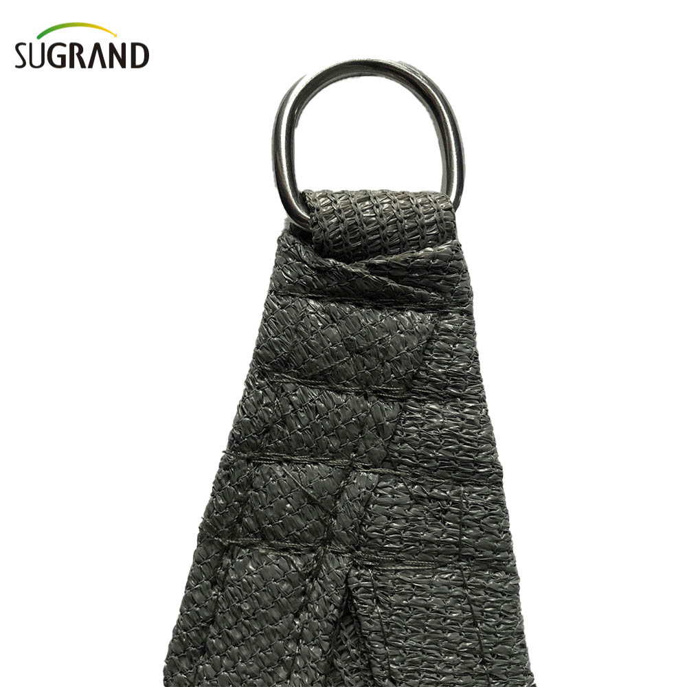 HDPE في الهواء الطلق شمس الظل أشرعة شرفة الظل أشرعة مع مصباح 