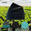 غطاء أرضي أسود 105gsm/حصيرة الحشائش مع ثقوب للحدائق