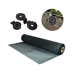 100 ٪ HDPE أحادي الحديقة شرفة Windbreak شمس الظل شبكة 