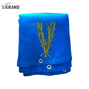 سلامة حماية البلاستيك 50GSM شبكة سقالة زرقاء 