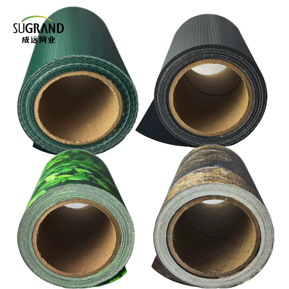 Green PVC Strip Tarpaulin Screen Fence 0.19x35m