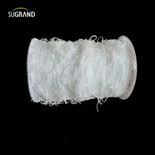 تريليس دعم نبات النايلون البيضاء Trellis Netting 5 × 15 قدم حديقة 6 '