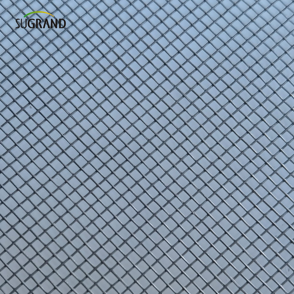 PVC مغلفة باللون الألياف الزجاجية الرمادية.