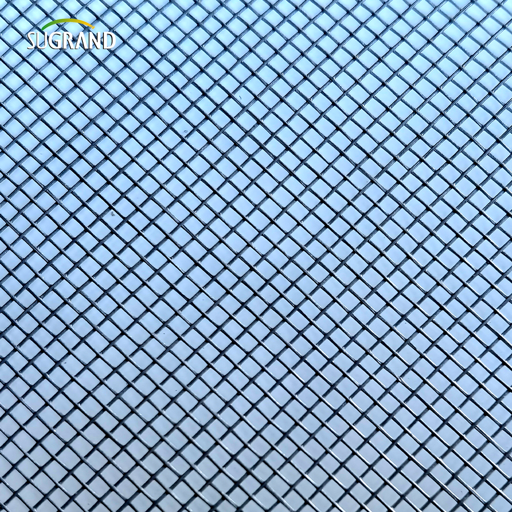 PVC مغلفة باللون الألياف الزجاجية الرمادية.