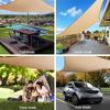 المصنع مخصص في الهواء الطلق Square Sun Sail Sail for Backyards