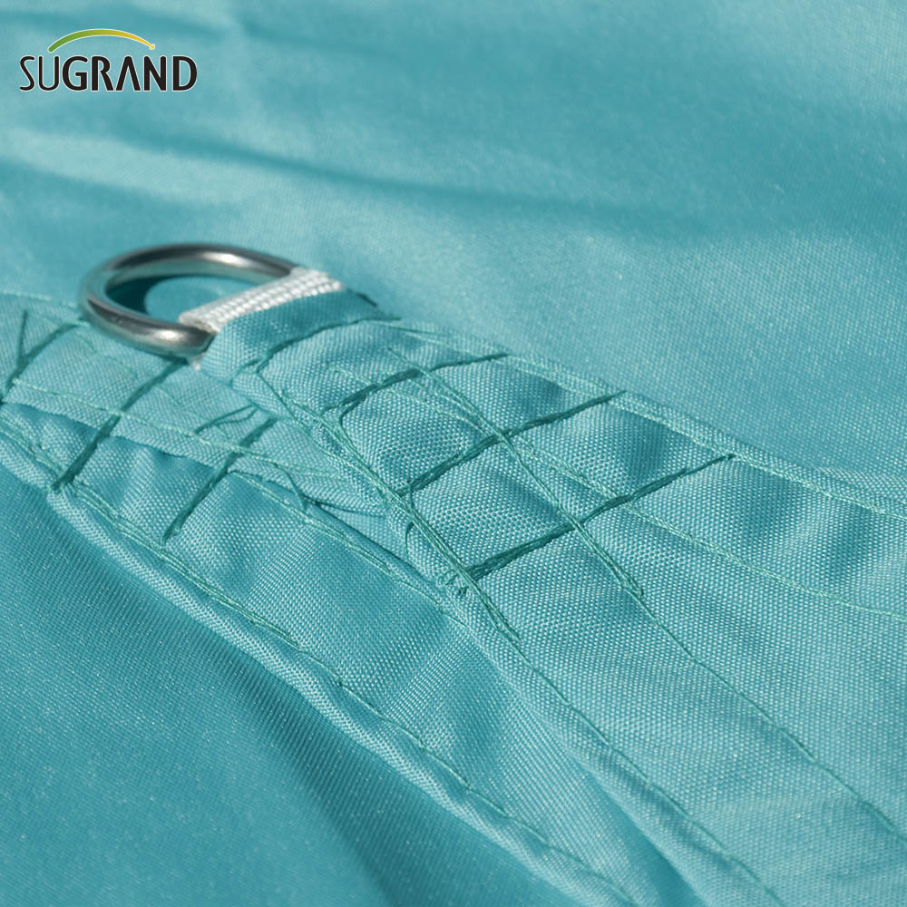 100 ٪ Virgin HDPE Anti UV Green Sun Shade Sail Outdoor 