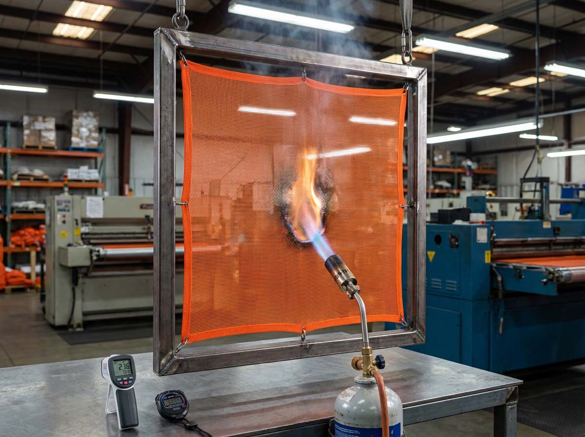 شبكة أمان مثبطات الحرائق