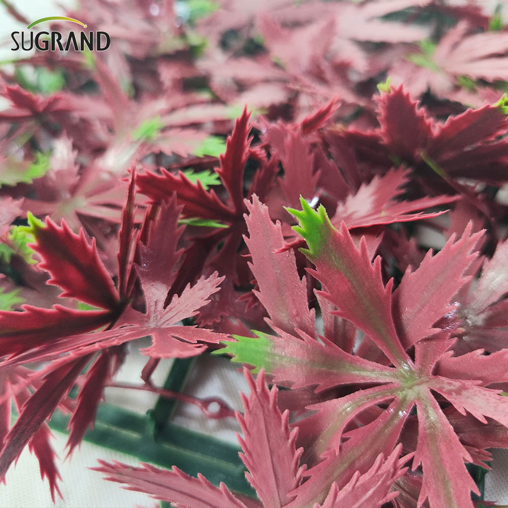 ألواح خشب البقس الاصطناعية ، جدار العشب الاصطناعي الأخضر