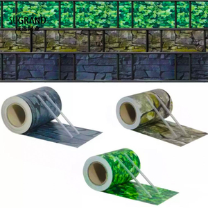 Green PVC Strip Tarpaulin Screen Fence 0.19x35m
