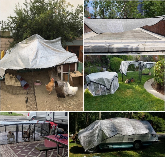 شبكة تظليل من الألومنيوم