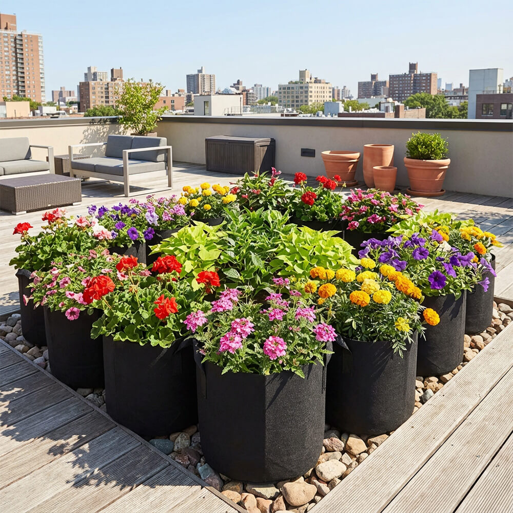 الجملة أكياس النسيج غير المنسوجة جالون تنمو